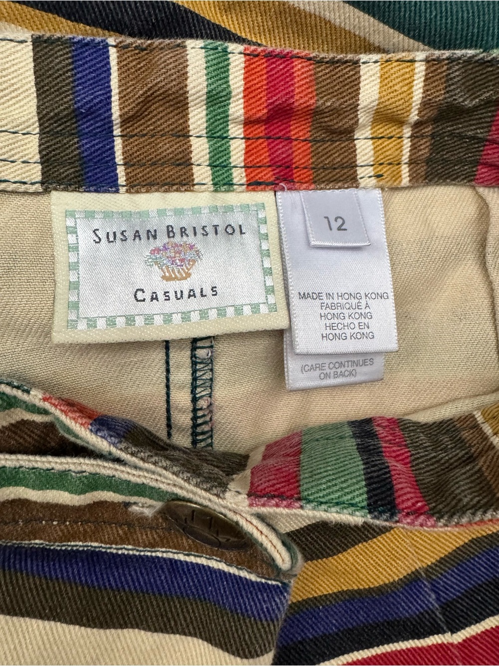 VINTAGE SUSAN BRISTOL WRAP MAXI SKIRT IN AZTEC PRINT MODEST SIZE 12 - Picture 4 of 5